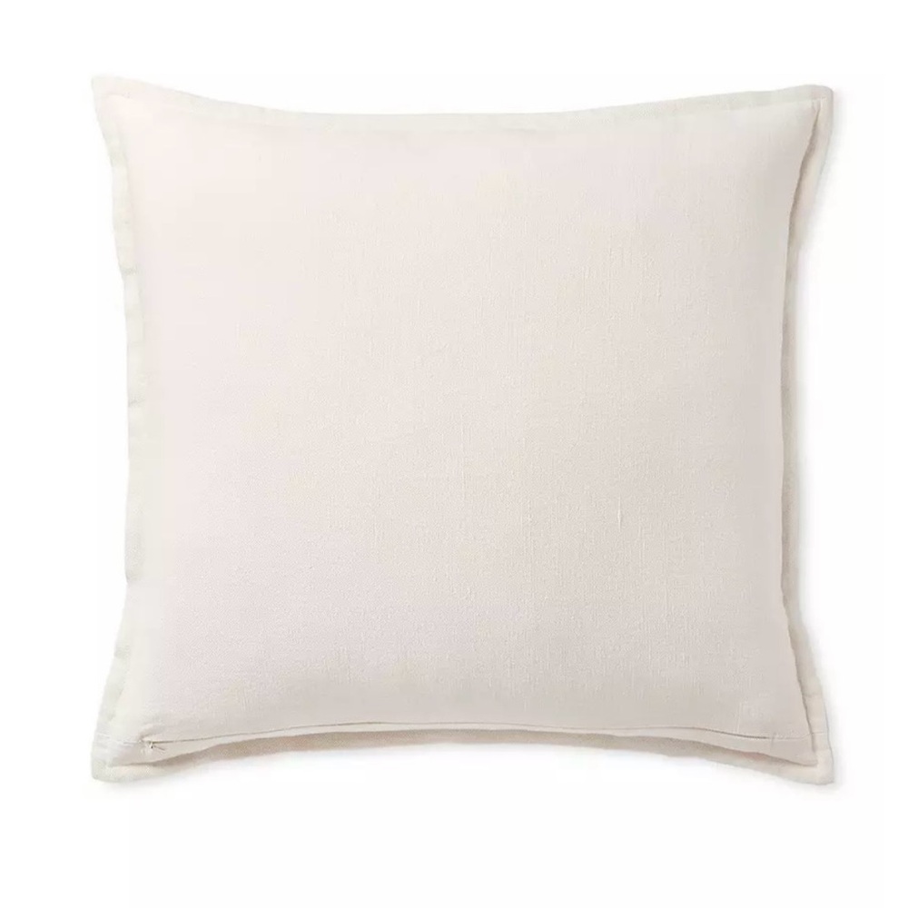 Set of 2 - New - Serena and Lily Hathaway Pillow Cover Cream Accent - Picture 4 of 5